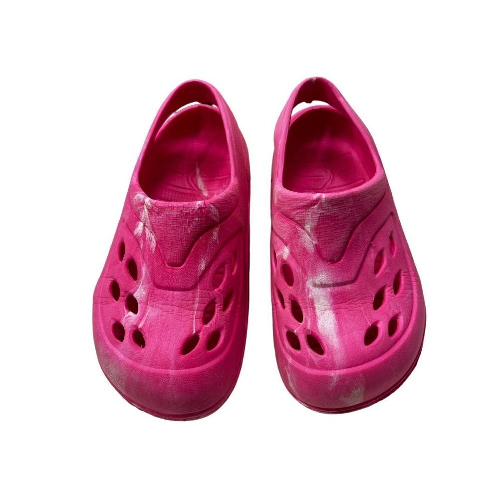 Girls pink classic clog shoe size 11